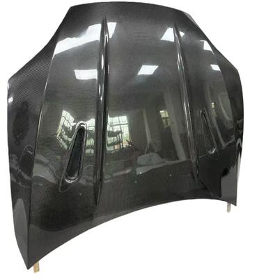 Black Tesla S Body Kit Carbon Fiber Engine Cover Hood Customized