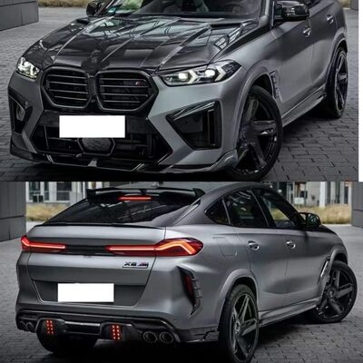 BMW X6M Body Kit F96 BMW Carbon Fiber Body Kits With Tailpipe Grill Mirror