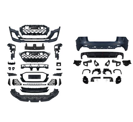 Front Rear Bumper Body Kit Audi Q8 RSQ8 2019-2023 Upgrade To RSQ8 2024+
