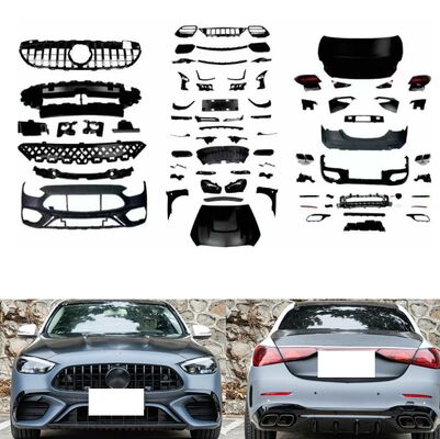 Car Body Kit For Mercedes Benz C Class W205 2015-2021 Upgraded W206