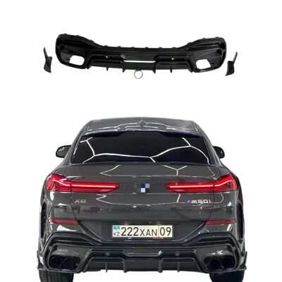 OEM 2023+ BMW G06 Body Kit Carbon Fiber Posterior Lip Diffuser Front Grill