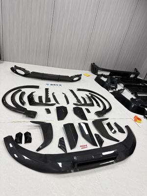 Abt Style Audi RSQ8 Body Kit Carbon Fiber Front Lip Skirt Rear Diffuser Spoiler