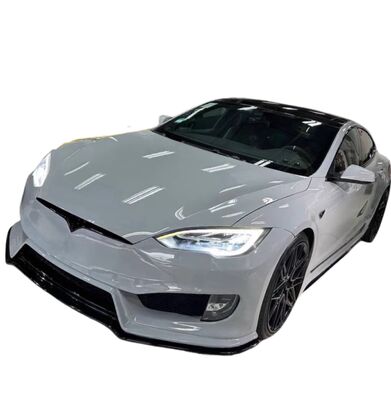ABS Tesla Model S Body Kit PD Style Front And Rear Bumper Side Skirts Spoiler Hood