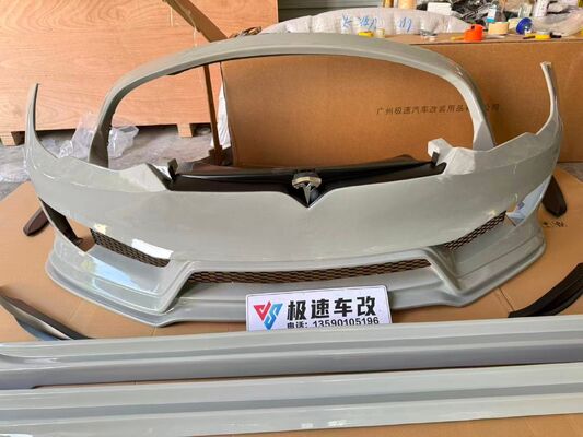 ABS Tesla Model S Body Kit PD Style Front And Rear Bumper Side Skirts Spoiler Hood