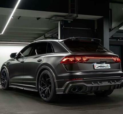 RSQ8 2025+ Audi Body Kit Front Lip Skirt Rear Diffuser Spoiler Car Wide Body Kit