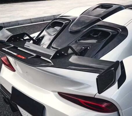 A90 Toyota Supra Body Kit Carbon Fiber Spoiler Wing Rear Trunk High Wing Spoiler