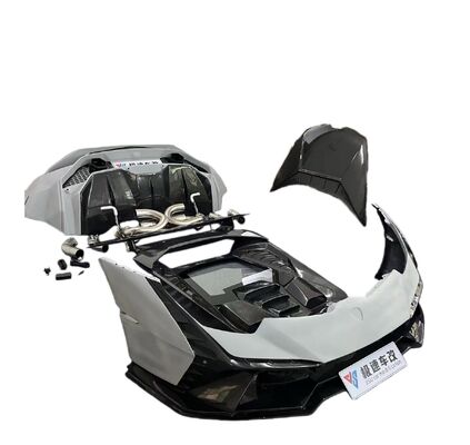 Tecnica Style Lamborghini Huracan Body Kit For Lp610 Lp580 Evo Carbon Fiber Front