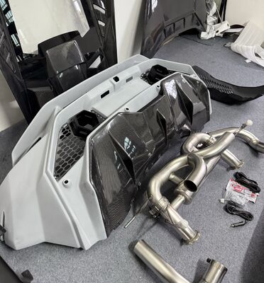 Tecnica Style Lamborghini Huracan Body Kit For Lp610 Lp580 Evo Carbon Fiber Front