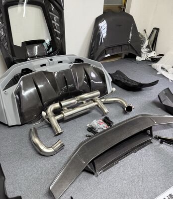 Tecnica Style Lamborghini Huracan Body Kit For Lp610 Lp580 Evo Carbon Fiber Front