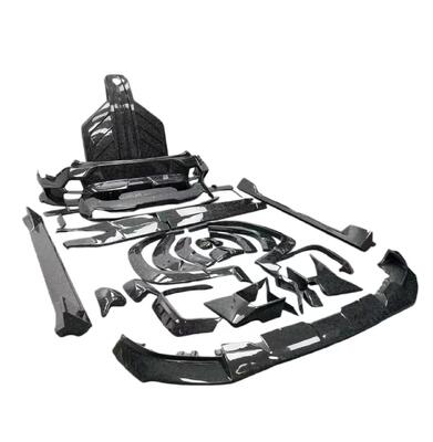 Modified And Upgraded BMW XM Body Kit Dry Carbon Body Kit Front Lip Tuyere