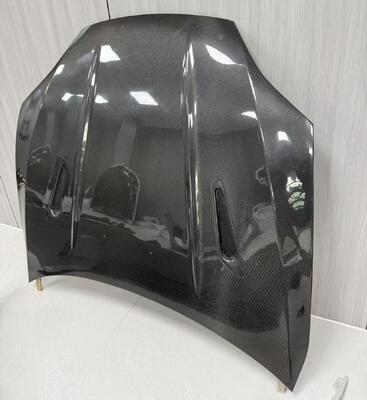 Black Tesla S Body Kit Carbon Fiber Engine Cover Hood Customized