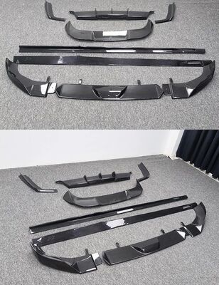 2023-2025 BMW X7 Body Kit FD Style Body Kit Carbon Front Lip Skirt Rear Diffuser