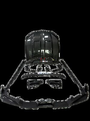Dry Carbon Fiber Body Kit BMW X6M Body Kit LU Style Spoiler Hood