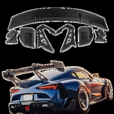 Carbon Fiber Toyota Supra A90 Body Kit Spoiler Wing Rear Trunk